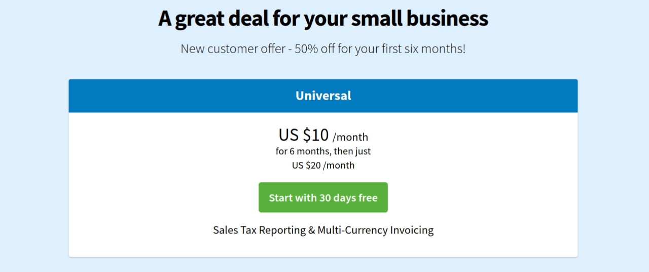 FreeAgent Pricing