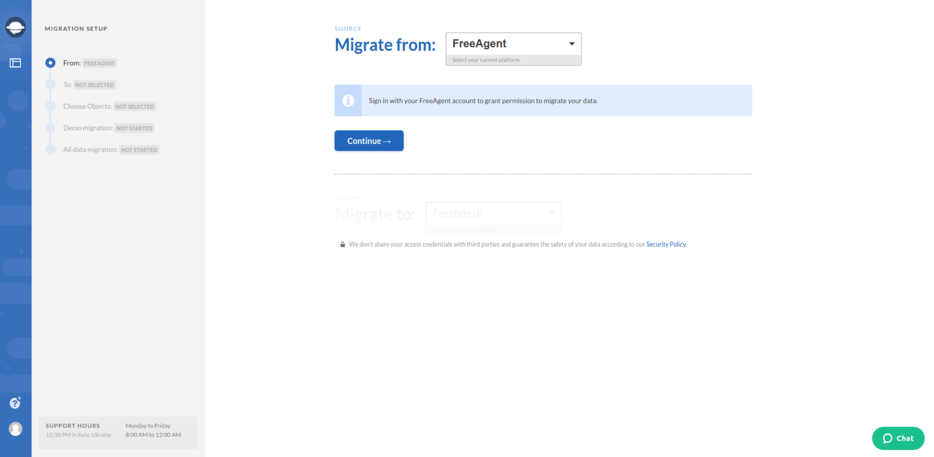 FreeAgent Export Source