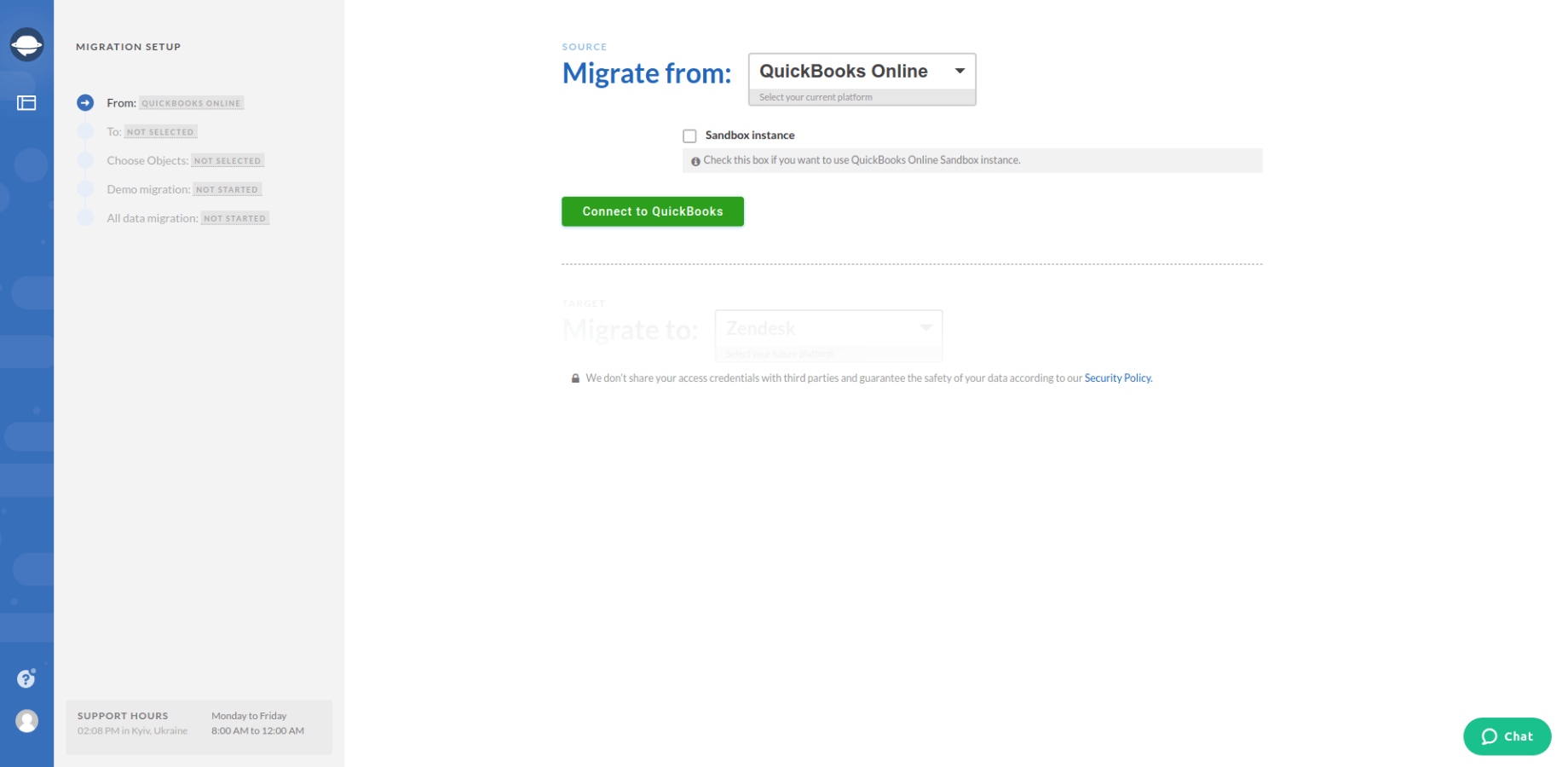 Xero Import Source Connecttion
