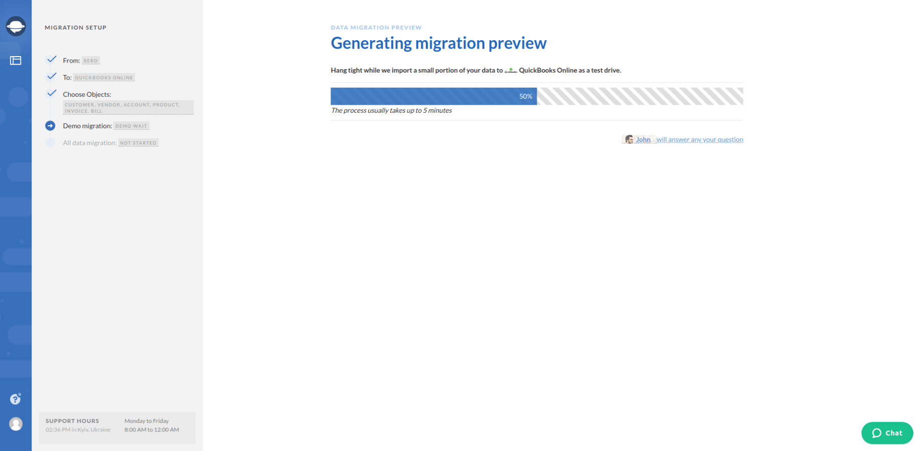 Xero Export Generating Demo