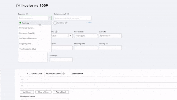 QuickBooks Review Invoices
