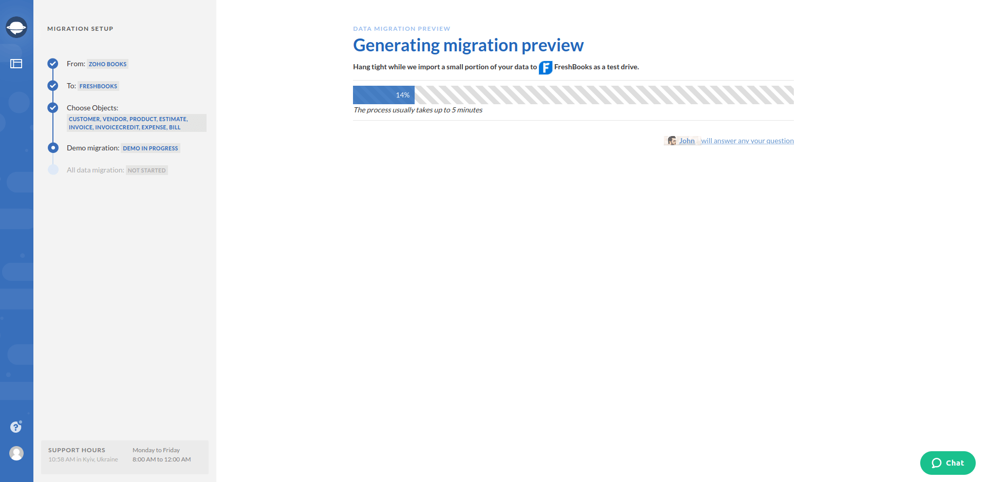 FreshBooks Import Generating Demo