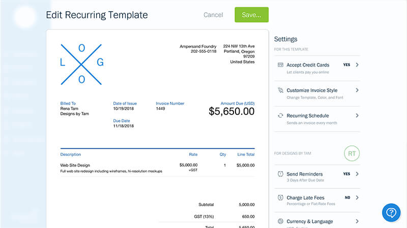 Autobill FreshBooks