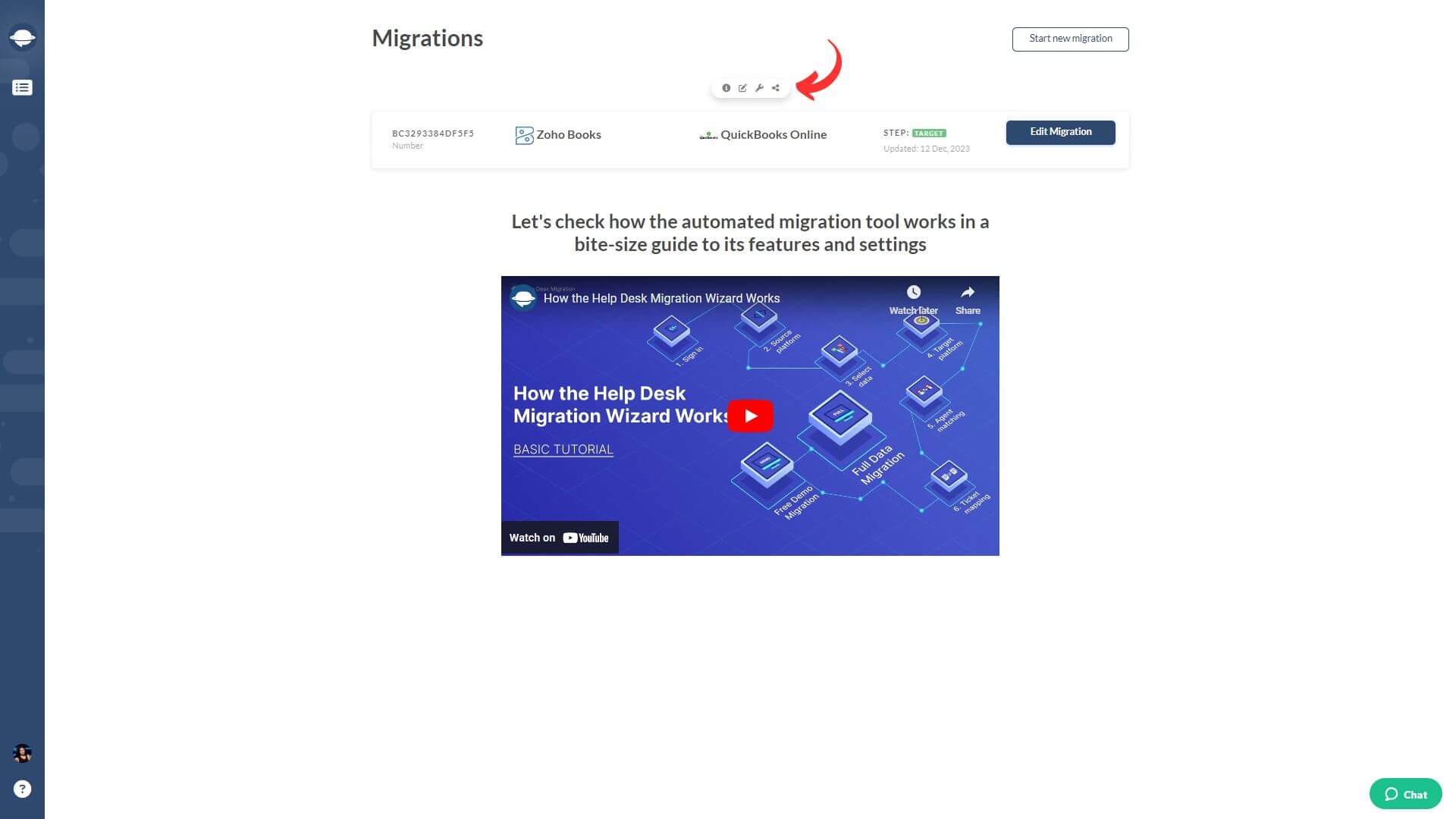 Accounting System Migration Dashboard