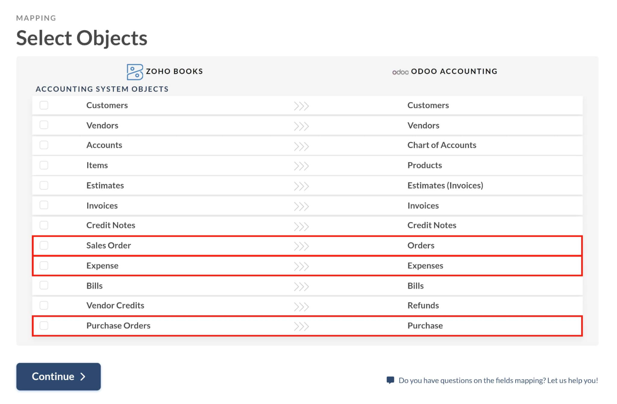Odoo Accounting data import