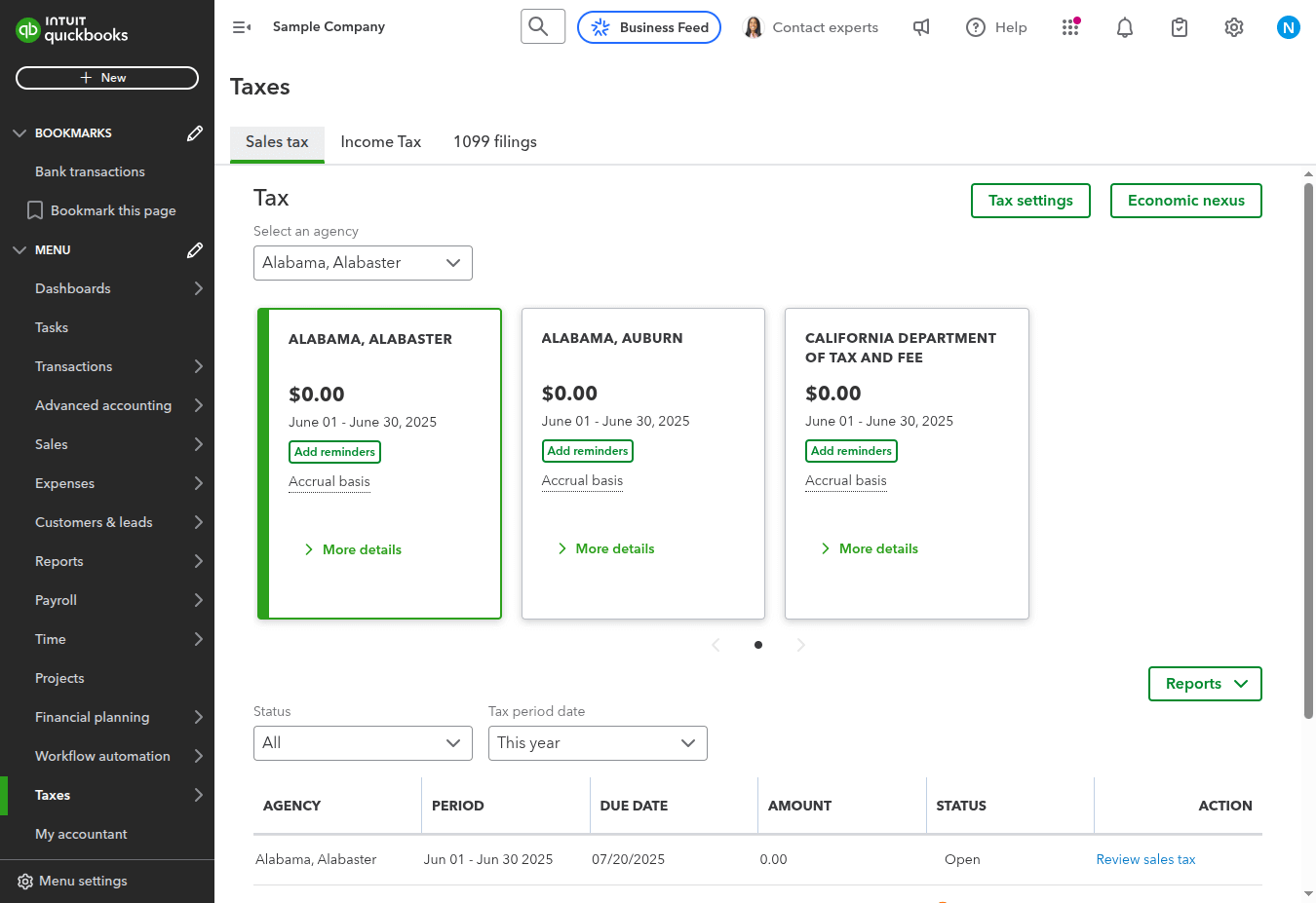 Tax Support QuickBooks Review